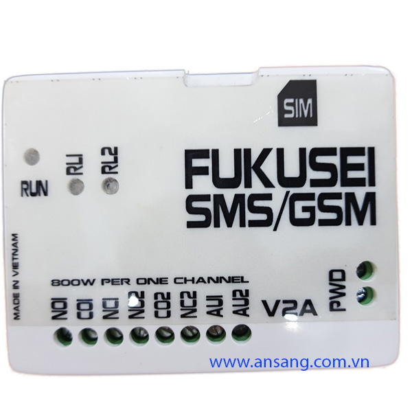 Bộ điều khiển 2 thiết bị qua điện thoại GSM Fukusei 