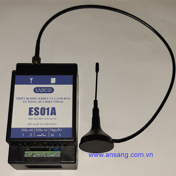 Thiết bị cảnh báo mất điện và điều khiển từ xa qua điện thoại ES01A